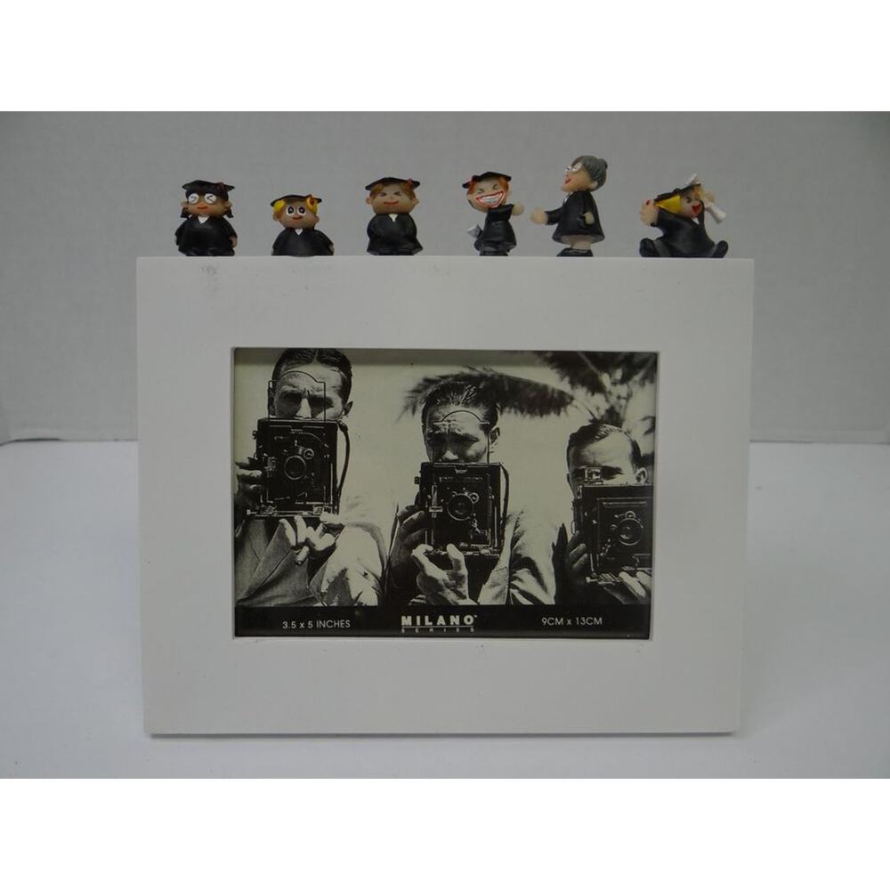 Graduate Photo Frame, Fun Graduate Characters, Graduation Memories, NEW